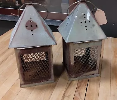 Vintage Galvanized Metal Lanterns (Price Is Per Individual Unit) • $33.60