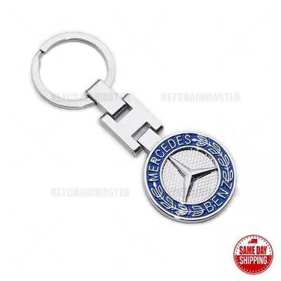 Mercedes-Benz Laurel Wreath AMG Sport Alloy Car Home Keychain Ring Decorate Gift • $9.99