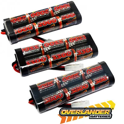 Overlander 7.2v NiMH Battery Pack For RC Car Tamiya Plug HIGH QUALITY UK SELLER • £20.99