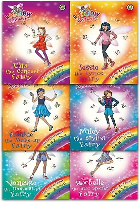 Rainbow Magic Series 17 Pop Star Fairies Collection Daisy Meadows 6 Books Set  • £15.20
