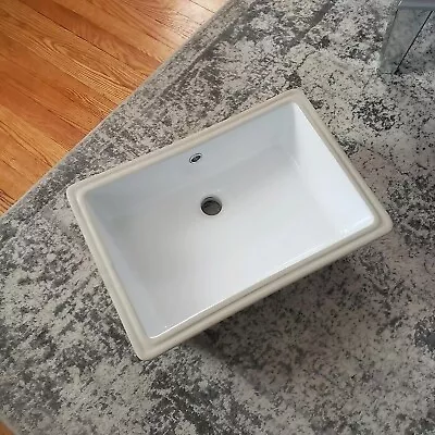 AMASHEN ‎UB-05 Rectangle 20.7  Undermount Bathroom Sink With Overflow • $45.50