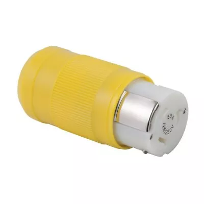 MARINCO 6364CRN Female Connector  50A 125/250V  Yellow • $127.14