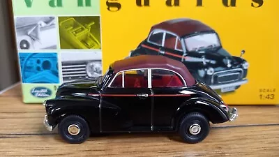 Vanguards Morris Minor 1000 Convertible Black & Maroon Scrapyard • $7.39