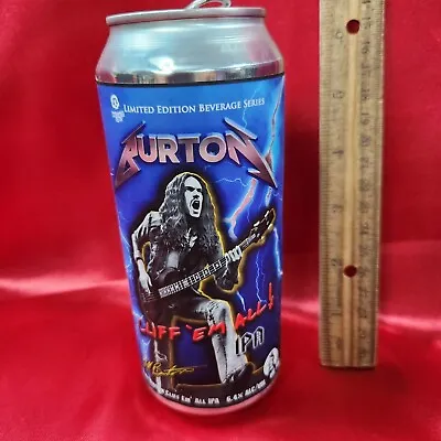 Cliff Burton Metallica  - Ale Beer Empty Can • $21.59