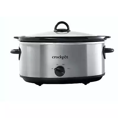 7-Quart Slow Cooker Manual Stainless Steel • $37.69