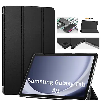 For Samsung Galaxy Tab A9 Case Smart Book Stand Tablet Cover 8.7  X110 X115 2023 • £9.49