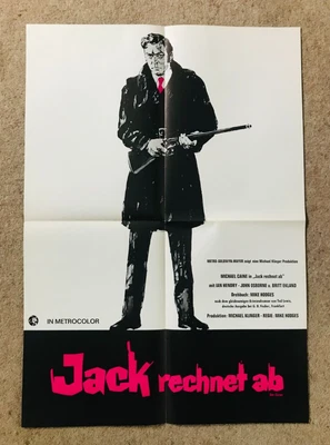 £100 • Buy Get Carter - German Press Poster 1971 - Michael Caine