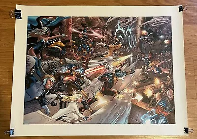 Marvel Comics  X-Men Vs. Agents Of Atlas #2  Giclee On Canvas Poster Pagulayan • $133.40