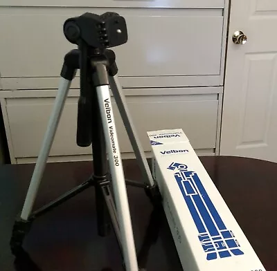 Velbon Videomate 300 Tripod Lightweight Video Adjustable Aluminum Tripod 57 Inch • $20