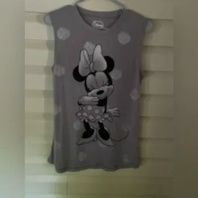 Ladies Minnie Mouse Sleeveless Tank. EUC. • $6