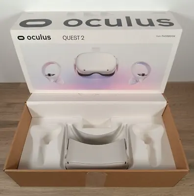 HEADSET ONLY - Oculus/Meta Quest 2 64GB VR Virtual Reality Headset - Boxed • £99.99