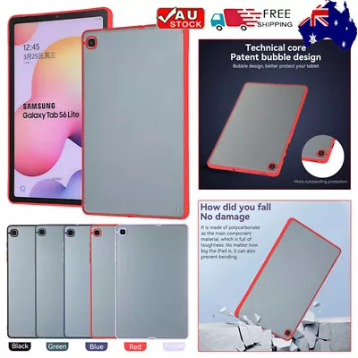 For Samsung Galaxy Tab A7 A8 S6 S7 S8 Tablet Shockproof Rubber Case Matte Cover • $11.49