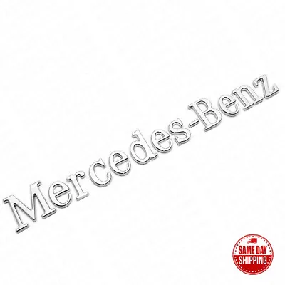 Mercedes-Benz Letter Emblem 3D Logo Nameplate Badge Decoration AMG Chrome Sport • $14.99