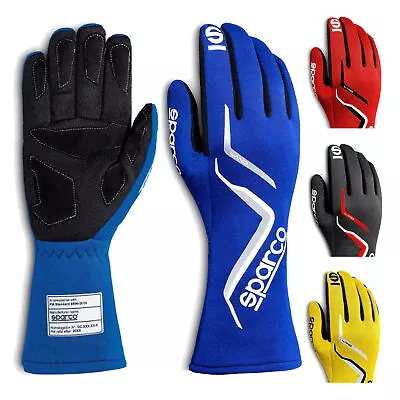 001363 Sparco LAND Race Gloves Fireproof FIA 8856-2018 Racing Rally Motorsport • $82.88