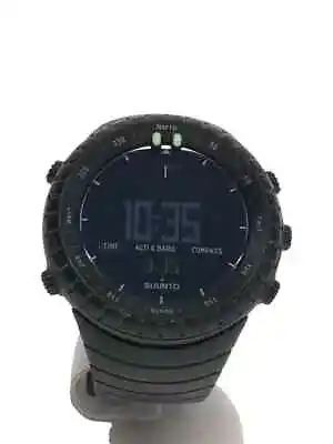 SUUNTO Core Black Men's Outdoor Sports Watch Rubber Band Quarts Digital #008 • $98.39