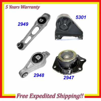 $67.23 • Buy 2003-2005 Dodge Neon 2.0L Engine Motor & Trans. Mount Set 4PCS For Manual M950
