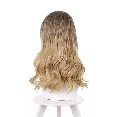 Ash Blond Wig Jane Foster Long Curly Costume Hair Wig Halloween Cosplay Men • $15.99