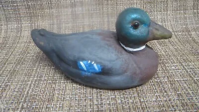 Vintage Salesman Sample Paper Mache Mallard Drake Duck Decoy • $49