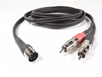 Clairmont Cable B&O Akai Creek Tandberg NAIM QUAD Rotel 5-pin DIN Dual RCA Cable • $14