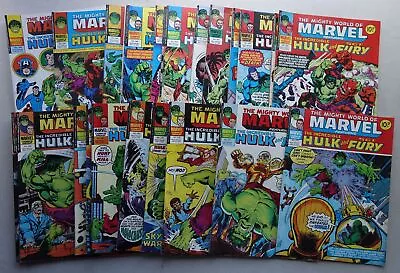 $1.21 • Buy Mighty World Of Marvel Comic #275-300 Jan-Jun 1978 X 25 Most FN/VF