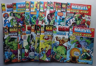 $1.21 • Buy Mighty World Of Marvel Comic #275-300 Jan-Jun 1978 X 25 Most FN/VF