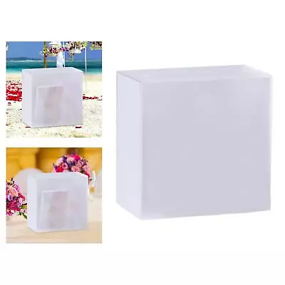 Acrylic Wedding Card Box Elegant Wedding Envelope Box Durable Card Holder For • $70.60