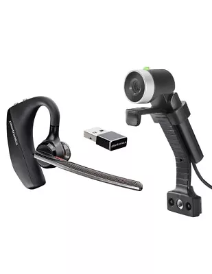 Poly Home Kit: EagleEye Mini Webcam And Voyager 5200 UC Bluetooth Headset • $89