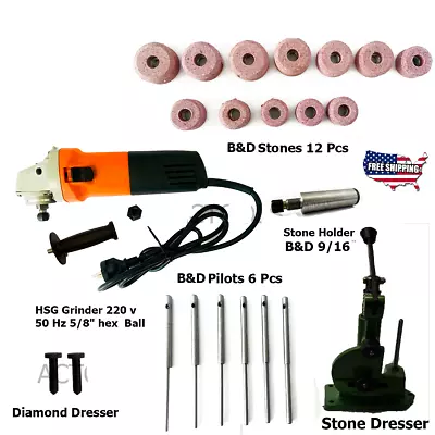 New Valve Seat Re Storation Grinder Small Kit Black & Decker Style • $290