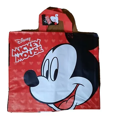 Disney Mickey Mouse Tote  Bag Large Reusable Woven Shopping Bag New • £2.99