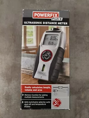 £20 • Buy Powerfix Profi Multi Ultrasonic Distance Meter Laser Includes Battery - New