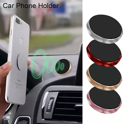 Magnetic Car Holder Dashboard Mobile Phone Holder Mount Desk Free Metal Plate • £1.95