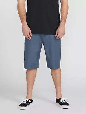 Volcom Monty Stretch Chino Shorts Men’s 42 - Heather Blue • $25