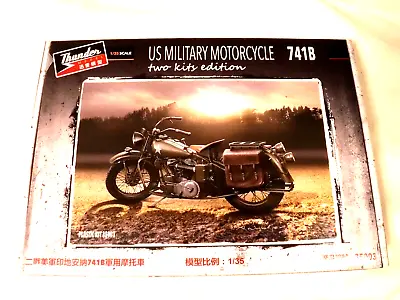 1/35 Thunder Model US Military Motorcycle Indian 2 Kits 1 Box PE Parts # 35003 • $57