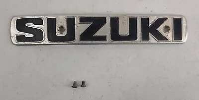 $29.95 • Buy Vintage Suzuki Gas Tank Badge Motorcycle Dirt Bike Enduro Unknown Fitment