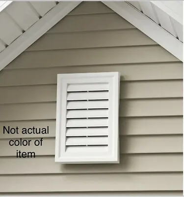 Beige-Maple Gable Vent 12”x18” J-Block Rectangle Vinyl Siding Accessories #176 • $39.99