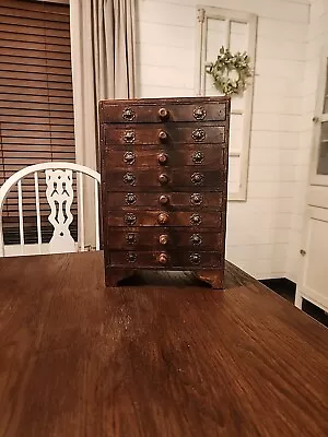 Vintage 8 Drawer Spice And Herb Box • $125