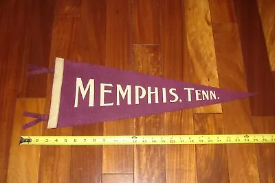 1950's/60's  FELT PENNANT MEMPHIS TENN  26 INCHES 100% VINTAGE • $20