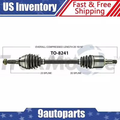 Front Right Passenger Side CV Axle Shaft For 1980 1981 1982 Toyota Tercel • $93.16