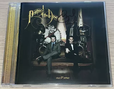 Brendon Urie SIGNED AUTOGRAPH Vices & Virtues Panic At The Disco CD Album • £92.97