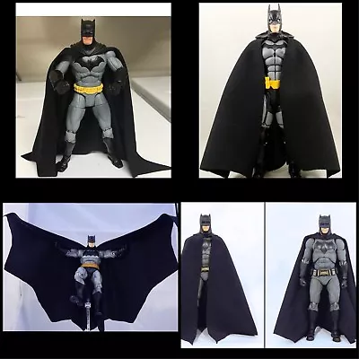 $15.99 • Buy Custom Batman Dc Collectibles Drape Black CAPE ONLY 1/12  Mafex NOT FIGURE