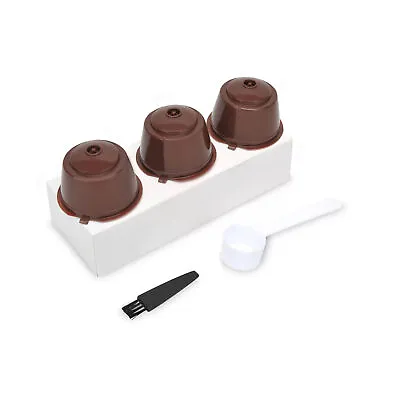 3x Refillable Coffee Capsule Cup For Dolce Gusto Nescafe Reusable Filter Pods US • $6.40