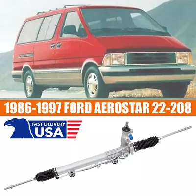 Hydraulic Power Steering Rack And Pinion For Ford Aerostar 1986 -1997 F19Z3L547A • $159.99