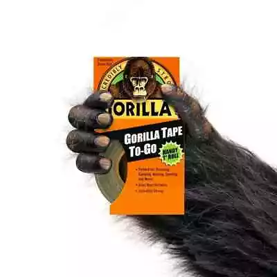 Gorilla Black Duct Tape To-Go 1 In X 30 Ft Single Roll • $5.95