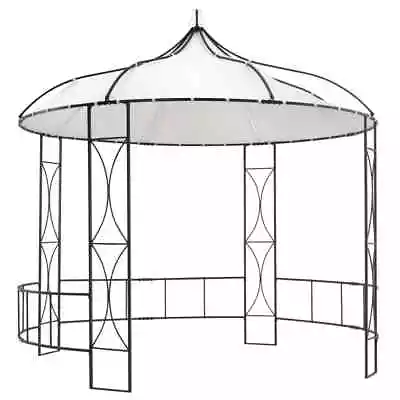 Elegant Outdoor Gazebo Canopy UV Water Resistant Vented Party Tent White Round • $265.85