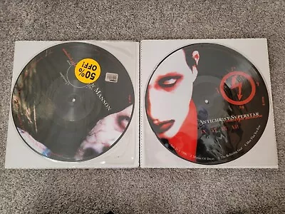 RARE! Marilyn Manson  Antichrist Superstar  Double 2xLP Picture Disc Vinyl EX! • $250