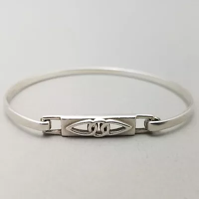 KIT HEATH 2001 Solid Sterling Silver Bangle 925 Signed KH-01 - 8.7g • £24.99