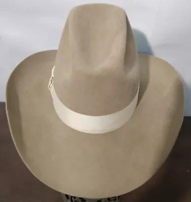 Rare Vintage John B Stetson 8X Doe Color Western/Cowboy Hat Size 7 1/4 • $149.99