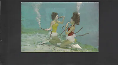 Vintage Postcard Weeki Wachee Pretty Mermaids Underwater Florida • $2.50