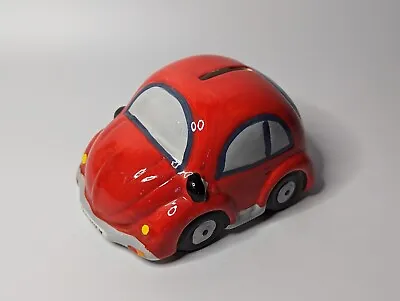 Ceremic Childs Red Car Money Box Piggy Bank  • £7