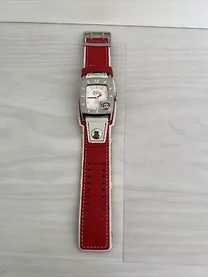 Very Rare Paul Frank Julius Monkey Red And White Silver Tone Watch • $150